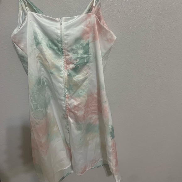 Tie die cowl neck slip dress - Picture 2 of 3
